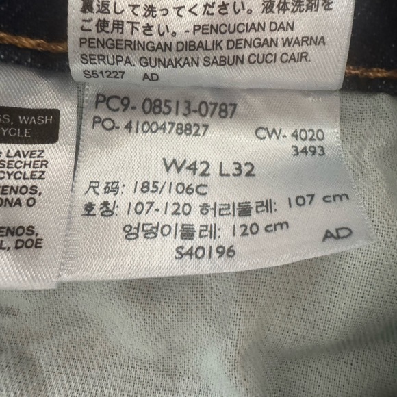 Levi's Men's 513 Denim Jeans  42 x 32 - Picture 6 of 6